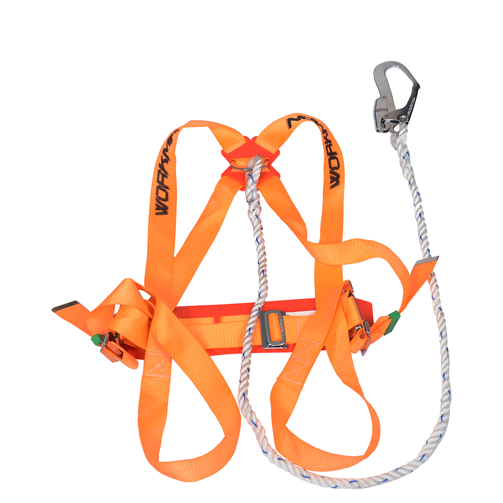 کمربند ایمنی (هارنس) تمام بدن قلاب بزرگ ورکمن WORKMAN